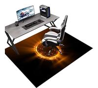 Mat de chaise de jeu pour plancher de bureau de bureau de bureau dure Protecteur de plancher de chaise de bureau pour le bureau à domicile Mat de chaise de tapis pour plancher stratifié en bois dur