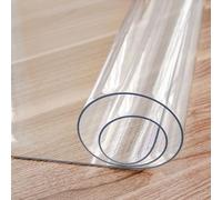 Mat de chaise premium pour les planchers durs - Tite de chaise de bureau en PVC antidérapant transparent Protecteur de plancher imperméable 0,1 cm d'épaisseur (36x36 pouces / 90x90 cm) FANDIAO