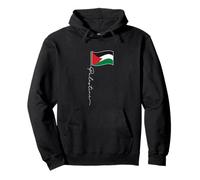 Mât de drapeau de la Palestine - Drapeau patriotique palestinien Sweat à Capuche