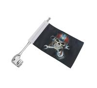 Mât de Drapeau de Moto, Drapeaux décoratifs en aluminium, antenne latérale arrière, for GoldWing 1800 GL1800 GL1500 GL1200(Y)