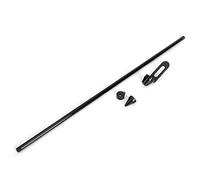 Mât de Drapeau de Moto KIMISS, mât de Drapeau Automatique Universel de Moto, Accessoire de Poteau de Drapeau de Montage de Porte-Bagages de siège arrière(Black)