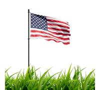 Mât de drapeau de sol pour extérieur de la maison, support de mât de drapeau résistant, mât résistant pour jardin, locaux commerciaux, pelouse, entreprise