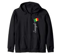 Mât de Drapeau du Sénégal - Élégant Patriotique sénégalais Sweat à Capuche