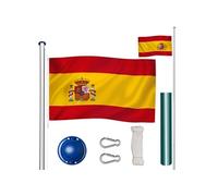 Mât de drapeau en Aluminium Réglable en hauteur par système d'emboîtement Espagne