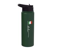 Mât de drapeau italien avec signature italienne Stainless Steel Insulated Water Bottle
