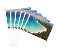 Mât de drapeau portable imprimé île de Cuba pour décoration d'événements polyvalents, activités de groupe