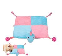 Mat De Jeu De Chien pour La Stimulation - Tapis D'activité De Chien sans Risque | Tapis À Manger Lent, Tapis d'alimentation Interactif Activité Sensorielle avec des Jouets Grinçants, Tapis De De
