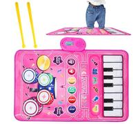 Mat de jeu de piano | Music Learning Piano Jazz Drum Toy | Jouet musical éducatif précoce, pour l'éducation des garçons préscolaires filles bébé tapis bébé à la maison chambre de voyage de chambre fêt