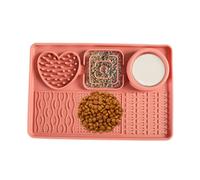 Mat De Léchage De Chien - Tampon D'alimentation En Silicone Sans Glissement, Jouet De Puzzle Lent À Manger | Mat De Léchage Interactif Pour Chiens, Soulagement De L'anxiété, Enrichissement Mental, Lav