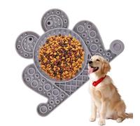 Mat de léchage pour animaux de compagnie pour chiens, tapis de licking de chien - Sasconcone aspiration tas de chiens Faisseur en forme de grenouille | Plateau de mangeoire lent, assiette sans glissem