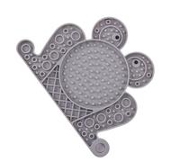 Mat de léchage pour animaux de compagnie pour chiens, tapis de licking de chien - Sasconcone aspiration tas de chiens Faisseur en forme de grenouille - Plateau léchable non glissable sensoriel interac