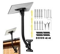 Mât de montage d'antenne | Tige Support Antenne Angle Réglable | Mât De Montage Satellite Anti-Vent | Pour support station météo, répéteur WiFi, toit, camping-car, maison, pelouse