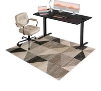 Mat de protection de plancher antidérapant haute densité pour chaises de bureau chaise de jeu Caute de tapis de chaise de chaise d'ordinateur durable tapis de chaise de bureau non glissée tapis