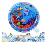 Mat De Refroidissement Du Chat - PVC Cat Water Mat | Lit De Tampon Sur Les Eaux De Chien Cool Avec Conception Durable | Activité D'exercice Pour Animaux De Compagnie De Refroidissement Sensoriel Pour