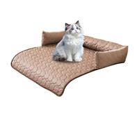 Mat de refroidissement pour le tapis de couverture des chiens pour chiens - Tampon de protection pour le canapé et le lit de chien | Couverture de baiser respirante et confortable avec un fond sans gl