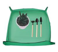 Mat de Rempotage pour Plantes d'Intérieur Résistant à l'eau 27 x 26,8 Pouces - Mat de Jardinage Portable pour Suculentes et Zones Vertes