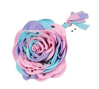 Mat de reniflement pour chiens, tapis de reniflement de chien,Rose Flower Dog Tarfing Mat Dispensateur de nourriture - Entraînement au jeu d'alimentation interactive Toyage, jouets de stimulation ment