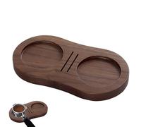 Mat de sabotage à - Pousque de pressage en bois en bois PAUT ANTI SLIP COMTERTECT OUTIL baristas COMPACT | Organisateur de falsification du pour la station de brassage Kitchen Enthou