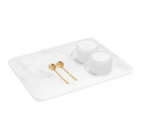 Mat de séchage en pierre pour comptoir de cuisine, 16x12 super absorbant Plein séchage en pierre Mat , Diatom Mud rapide, style plat sans glissement résistant à la chaleur 1 Stone