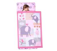 Mat de Sieste, Tapis de Couchage Confort Comprend Un Oreiller et Une Couverture, Un Sac Sommeil pour Enfants Dessins dessinés Mignons Portables pour la garderie, la préscolaire, la Maison, l