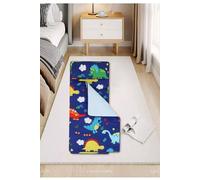 Mat de Sieste, Tapis de Couchage Confort Comprend Un Oreiller et Une Couverture, Un Sac Sommeil pour Enfants Dessins dessinés Mignons Portables pour la garderie, la préscolaire, la Maison, Le v