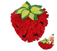 Mat de sniffle 18x14 dans Un Chien de Fraise Non glissé reniflant Le Tapis de soulagement interactif de Stress interactif tapisse de Nourriture pour Le Hamster de Rat de Porc de Guinée.