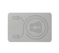 Mat de yoga | 23,6 pouces de corde de corde à saut | Mat d'entraînement pour la protection du sol au gymnase à domicile, 40x60cm sans glissement, réduit l'usure et l' de la corde, id