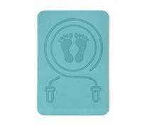 Mat de yoga | 23,6 pouces de corde de corde à saut | Mat d'entraînement pour la protection du sol au gymnase à domicile, 40x60cm sans glissement, réduit l'usure et l' de la corde, id