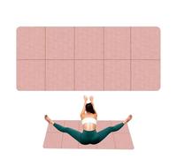 Mat de yoga pliable - PAD DE FITNESSE d'entraînement au sol - Mat d'exercice portable non glissant à 6 mm pour la méditation de voyage à domicile en plein air Femmes Men de yoga Antffions