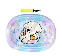 Mat d'eau de chat, tapis d'eau pour chats | Toy du tapis d'eau de chat sensoriel,Rectangle Jouet interactif gonflable épaissi, exercice de refroidissement pliable pour intérieur, maison, chiens, minou