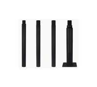 Mât d'éclairage 4m pliant noir LED line 5 ans gar. 206618