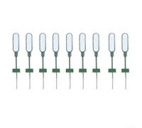 Mât d'éclairage à LED pour modélisme - 28 mm - Pour plate-forme ferroviaire - Accessoires de paysage (vert)