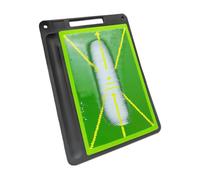 Mat d'entraînement du Golf - Pad DE DÉTECTION DE Path Pad pour Le Cours DE Cours DE RANDGE Garage | Mat à Swing de Golf avec Plateau à Billes intégré, Base Non Glissante, Guide d'alignement visuel