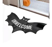 Mat d'entréed'Halloween - paillasson de Chauve-Souris, Tapis Effrayant | Tapis d'entréedécoratif pour Maison hantée, Porche, Salle de Bain, Cuisine, Porte d'entrée, Chambre, fête des Vacances à la m
