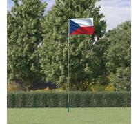 Vlag met vlaggenmast TsjechiÃ« 5,55 m aluminium3147139