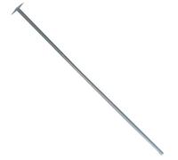 Jardiline – Mât acier pour voile d'ombrage Ø 50 mm – Hauteur 2,40 m – avec embase G
