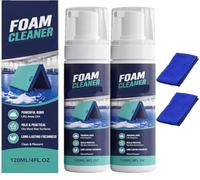 Mat Foam Cleaner Spray,120ml Powerful Foam Gym Mat Cleaner Spray,Long Lasting Freshness,Dirt & Sweat Removal,Safe for Sports or Workout Mats (2 Pcs)