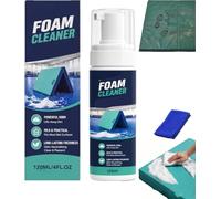 Mat Foam Cleaner Spray,120ml Powerful Foam Gym Mat Cleaner Spray,Long Lasting Freshness,Dirt & Sweat Removal,Safe for Sports or Workout Mats (1 Pcs)