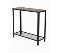 MAT-HAUS Furniture and home decor Table console étroite avec structure en métal et étagère - Moderne et polyvalente pour couloir, salon