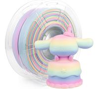 Mat High Speed Pla+ Filament Rainbow, 1,75 Mm+/-0,02 Pour Imprimante 3D Mat Haute Vitesse Pla+ 1,75 Mm, Macaron Pla Plus, 1 Kg/2,2 Lb, Prend En Charge La Vitesse D'Impression 30 À [PLA9181908]