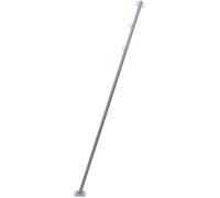 Mat incliné pour voile d'ombrage - IDEANATURE - Gris - Acier - Hauteur 290cm