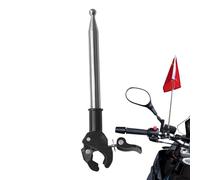 Mât télescopique de drapeau - Support de drapeau de moto, mât extensible extérieur | Support durable pour mât de drapeau de moto, rotatif à 360°, construction de A