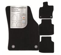 MAT10 Tapis de Sol de Voiture pour Skoda Kodiaq (année de Construction 03/2017 à 12/2023, 5 Places, Type NS + NV) en Velours | Lot de 4 Tapis de Voiture | Qualité Fabricant d'équipement d'origine