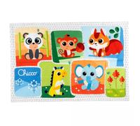 Chicco Tapis d'éveil – Tapis de la forêt XXL, 135 x 90 cm, doux et coloré, animaux, 0+ mois