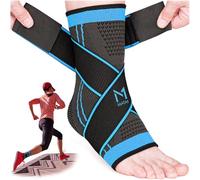 Mata1 - Chevillère pour Hommes & Femmes - Support pour Fasciite Plantaire, Entorse, Tendinite & Tendinite d'Achille - Manchon de Compression Réglable avec Bandes Élastiques.