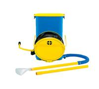 Polmax 9 kg Poudreuse manuel à dos type soufflet- Capacité 9L - Application précise du soufre et de la terre de diatomée - Design ergonomique et robuste - Fabriqué en Espagne