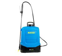 Matabi e15LTC - Pulvérisateur Électrique 15L - Batterie 20V - Kit de Busses | 2 modes de pulvérisation homogène, 4 buses, batterie pour 25 réservoirs, applications agricoles, potagers et jardins pro