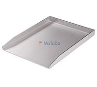 MaTaDa Plaque de barbecue en acier inoxydable massif I Plancha 20 x 30 cm - Taille universelle compatible avec de nombreux barbecues à gaz et au charbon