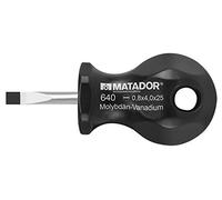 MATADOR court tournevis pour vis à fente 6,5 x 25 mm, 0640 1265