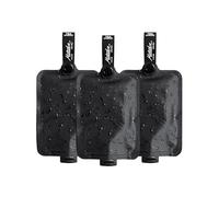 MATADOR FlatPak Toiletry Bottle 3pk Trousse de Toilette, 10 cm, 0,09 liters, Noir (Black)